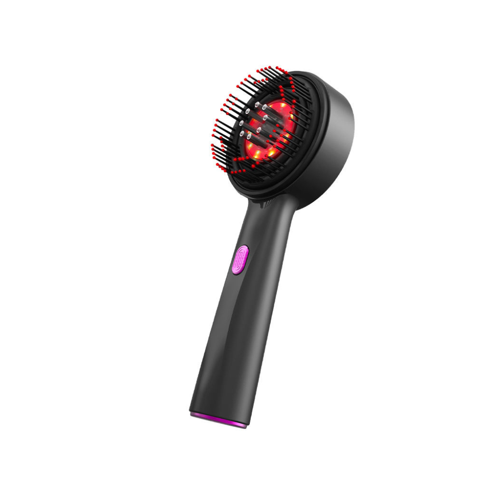 Vibrating Scalp Brush – Red Light Hair Growth & Care
