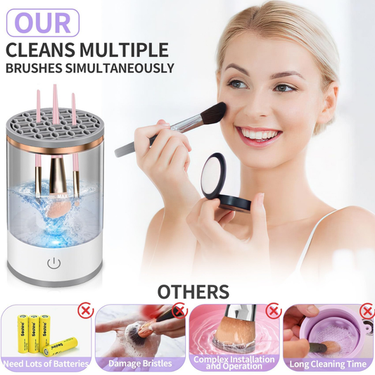 Automatic Makeup Brush Cleaner