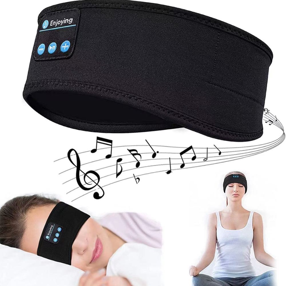 Sleep Mask with Bluetooth Headphones