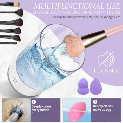 Automatic Makeup Brush Cleaner