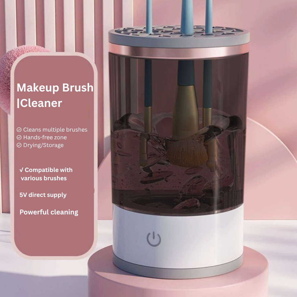 Automatic Makeup Brush Cleaner