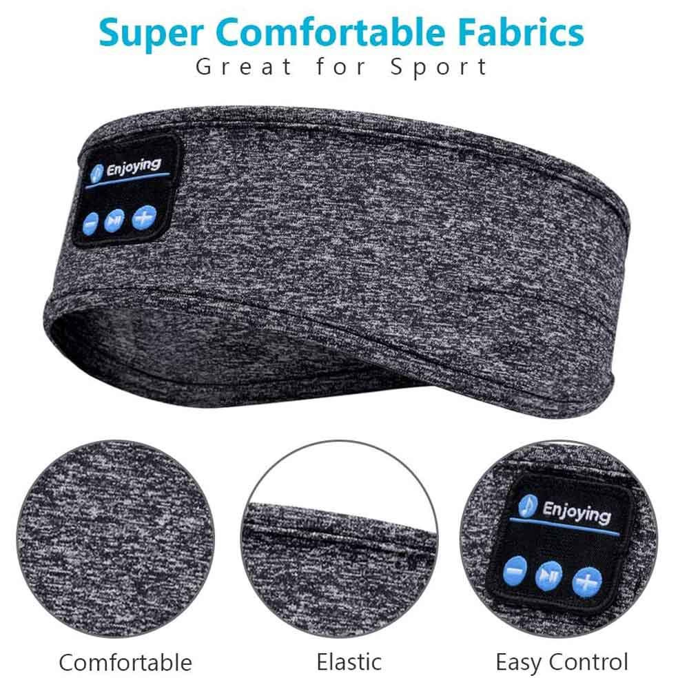 Sleep Mask with Bluetooth Headphones
